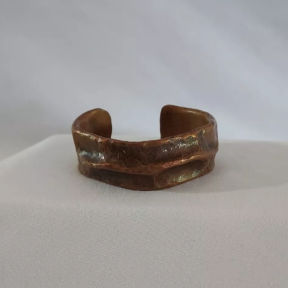 Copper Cuff / Hand Forged - Picture 2 of 5